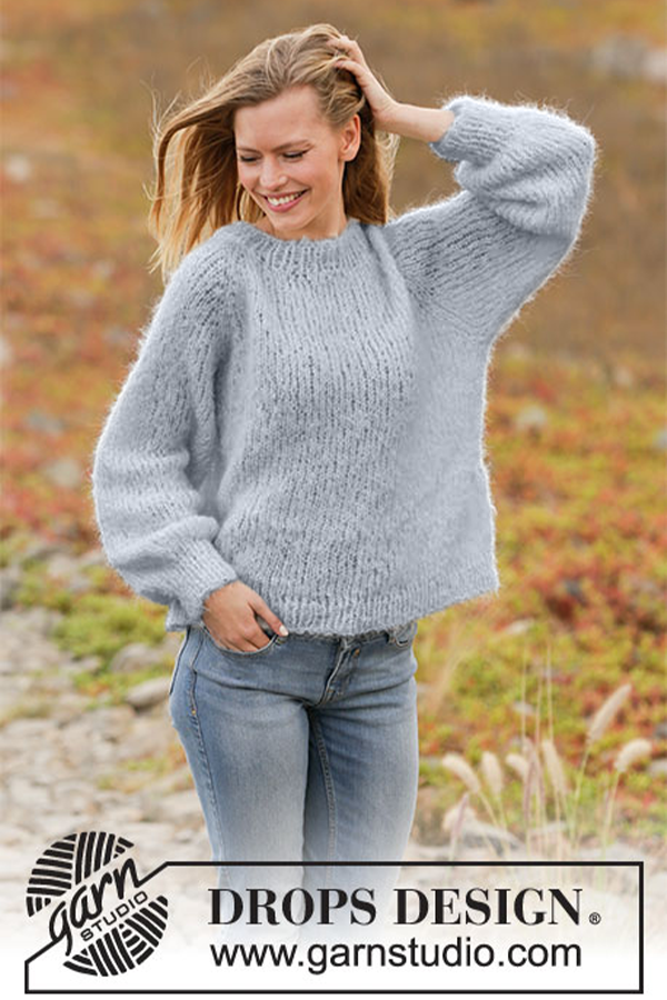 213-28 Spring Fuzz genser tåke