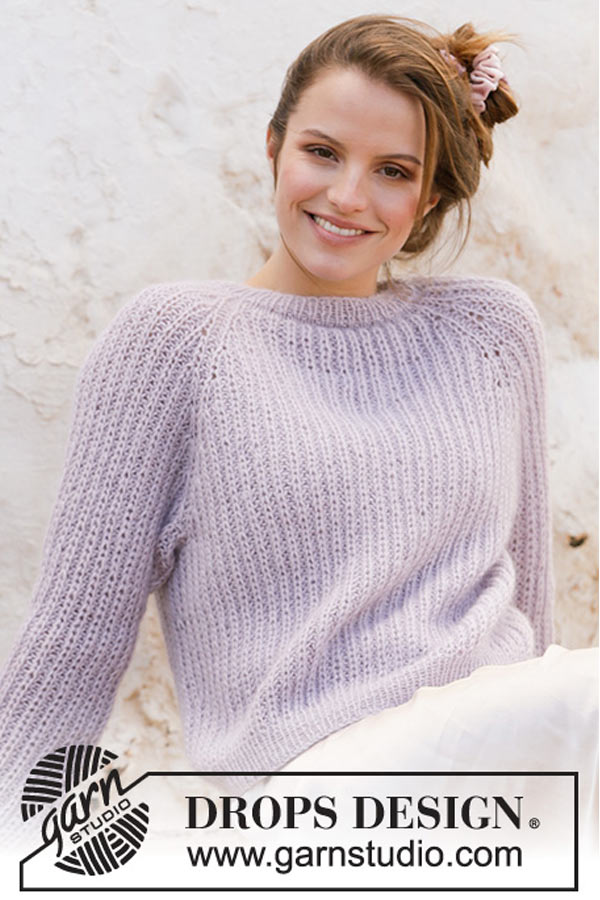 213-33 Lavender Puff sweater