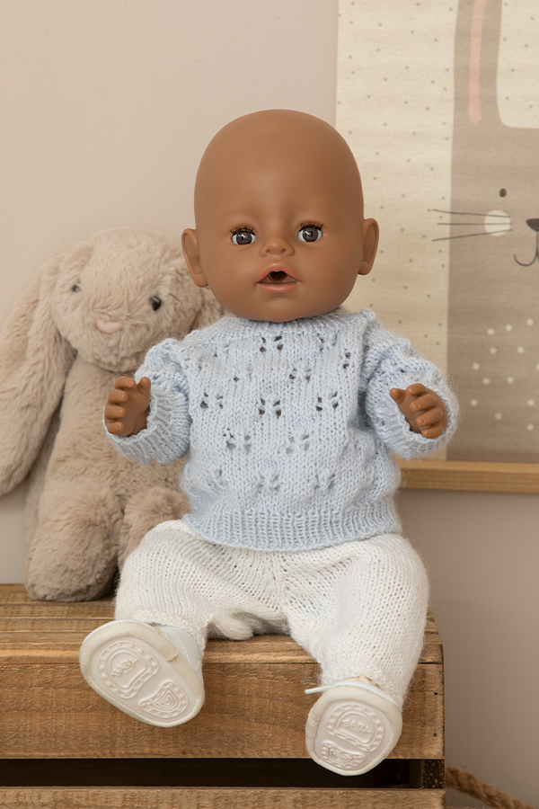 2133-10 Firkløver sweater og tights