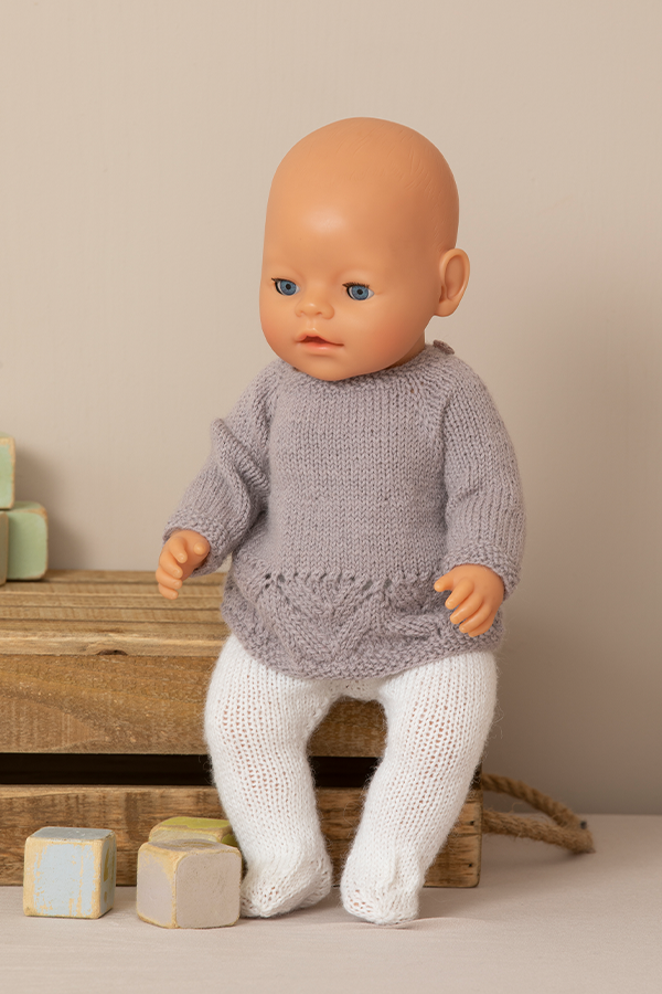 2133-4 Elli sweater og strømpebukser