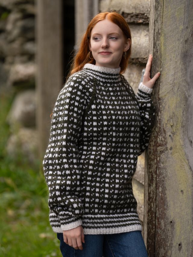 2135-4b Star islender unisex grønn