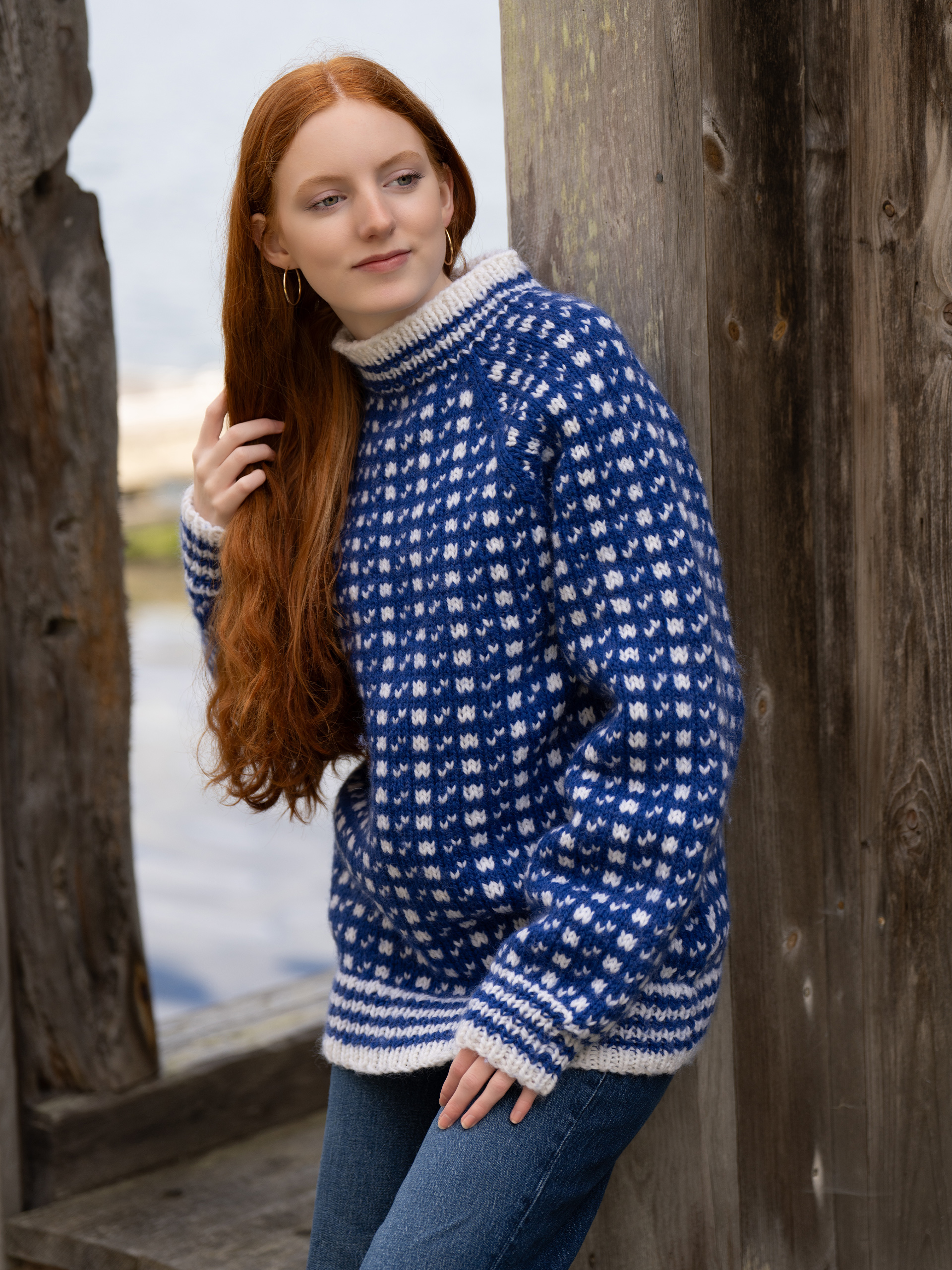 2135-4b Star islender unisex kongeblå