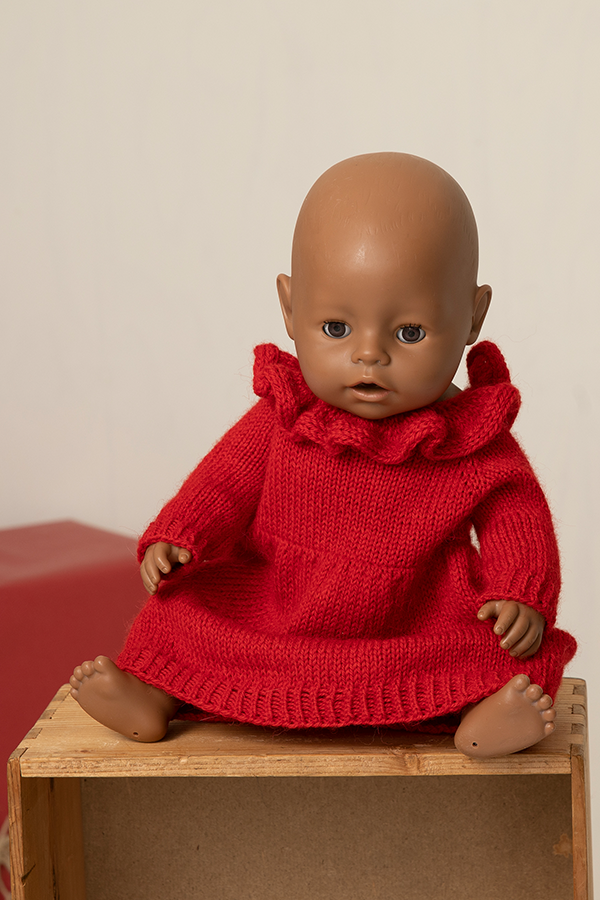 2136-10 Otelie dukke kjole