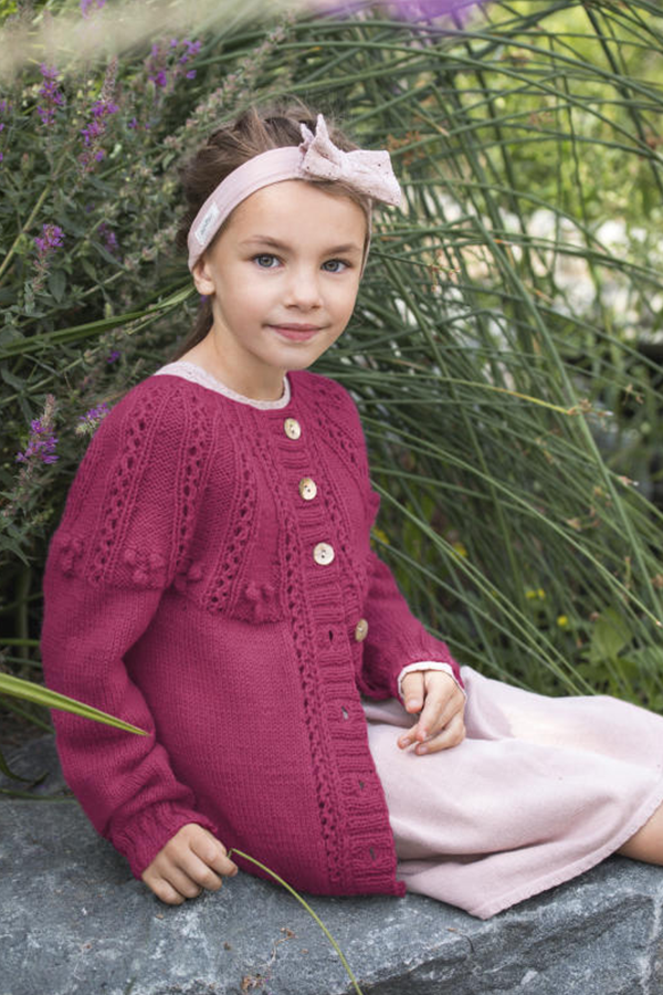 ALMA jakke mørk rosa