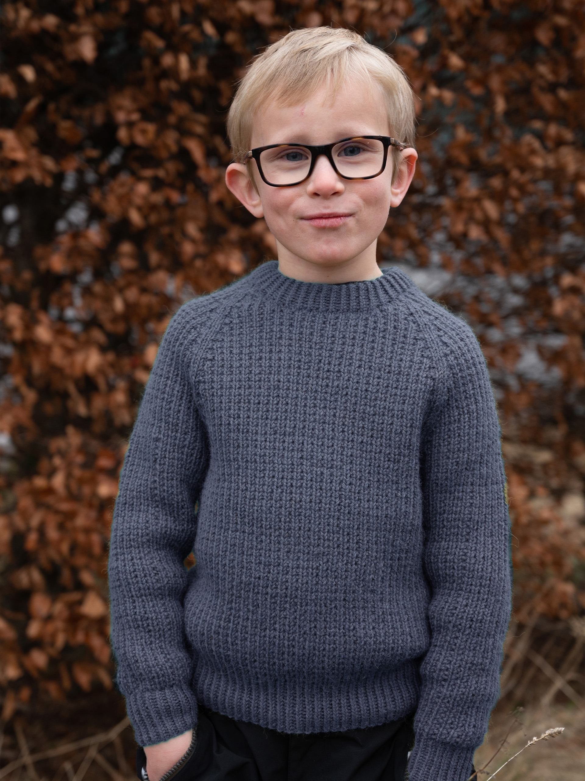 HAFJELL sweater mørk rosa