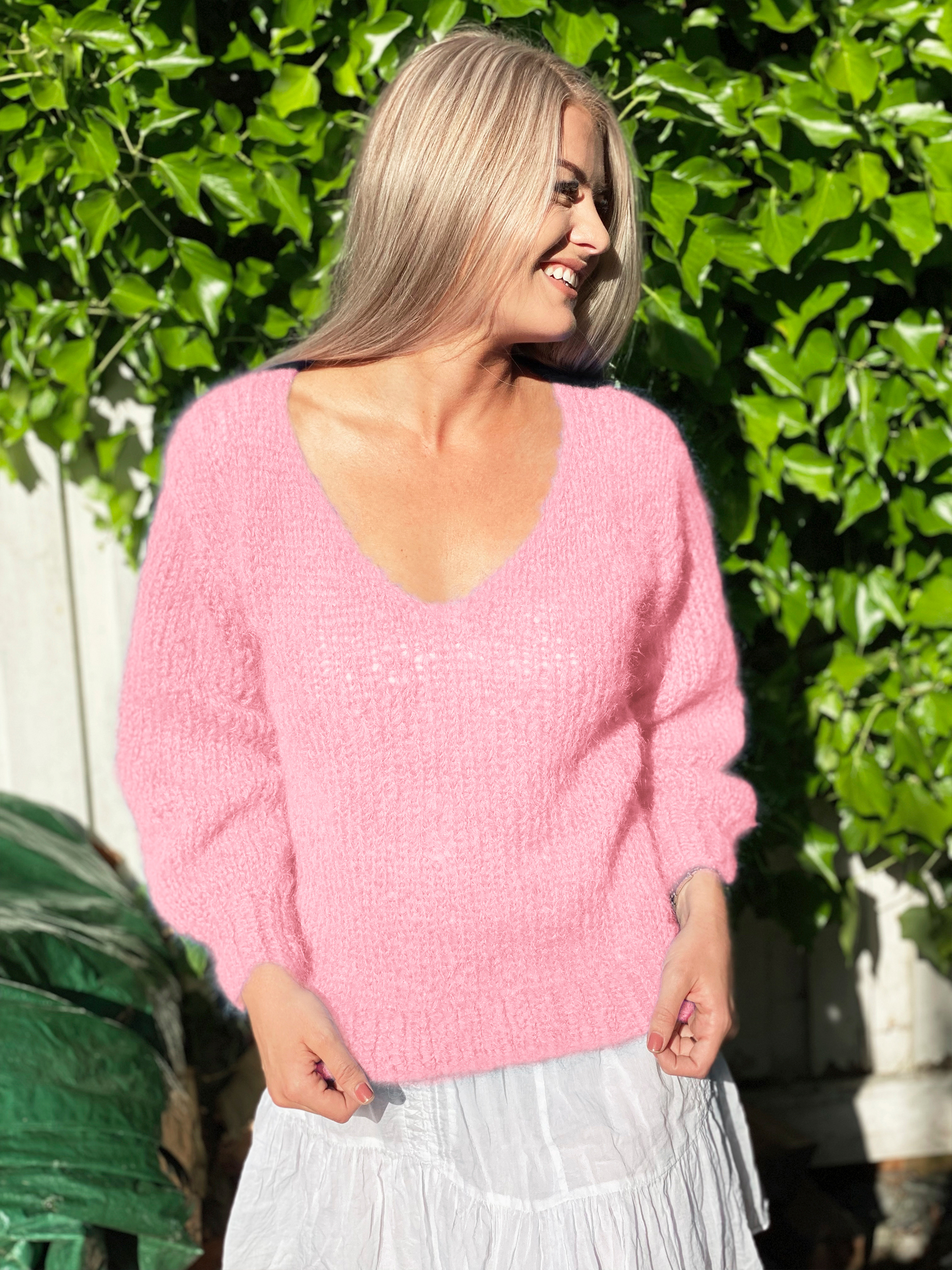 AMANDA sweater rosa