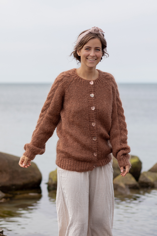 MARIE jakke lys brun