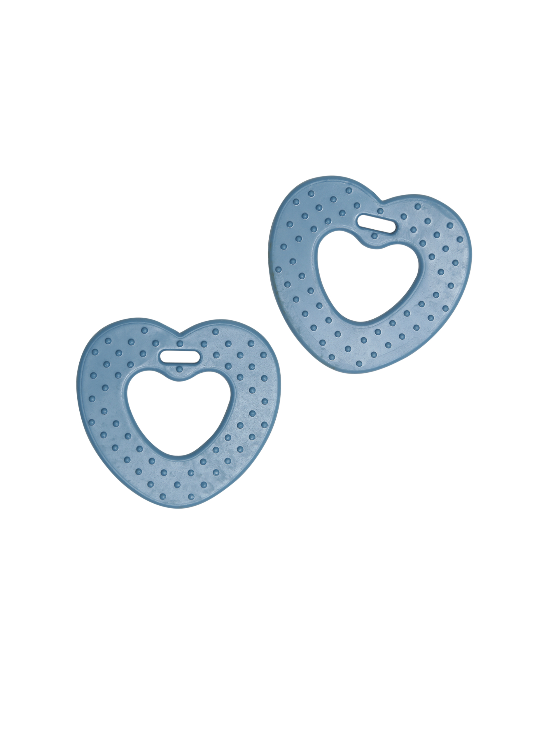 Myk TPE figur - hjerte - blå