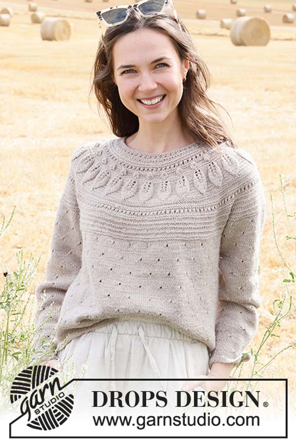 223-11 Sparrow Song sweater