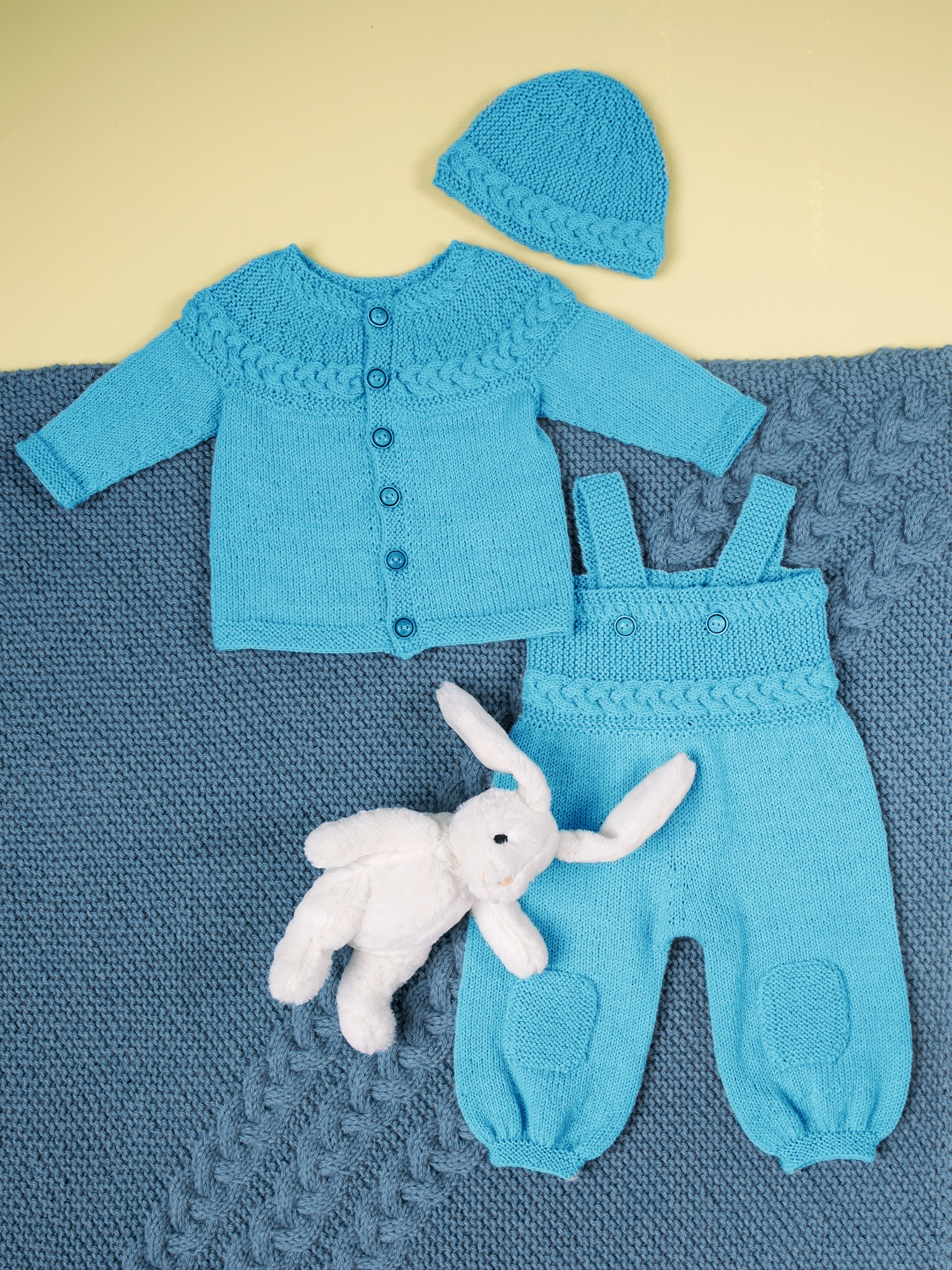 Mikael jakke, bukse og lue turkis