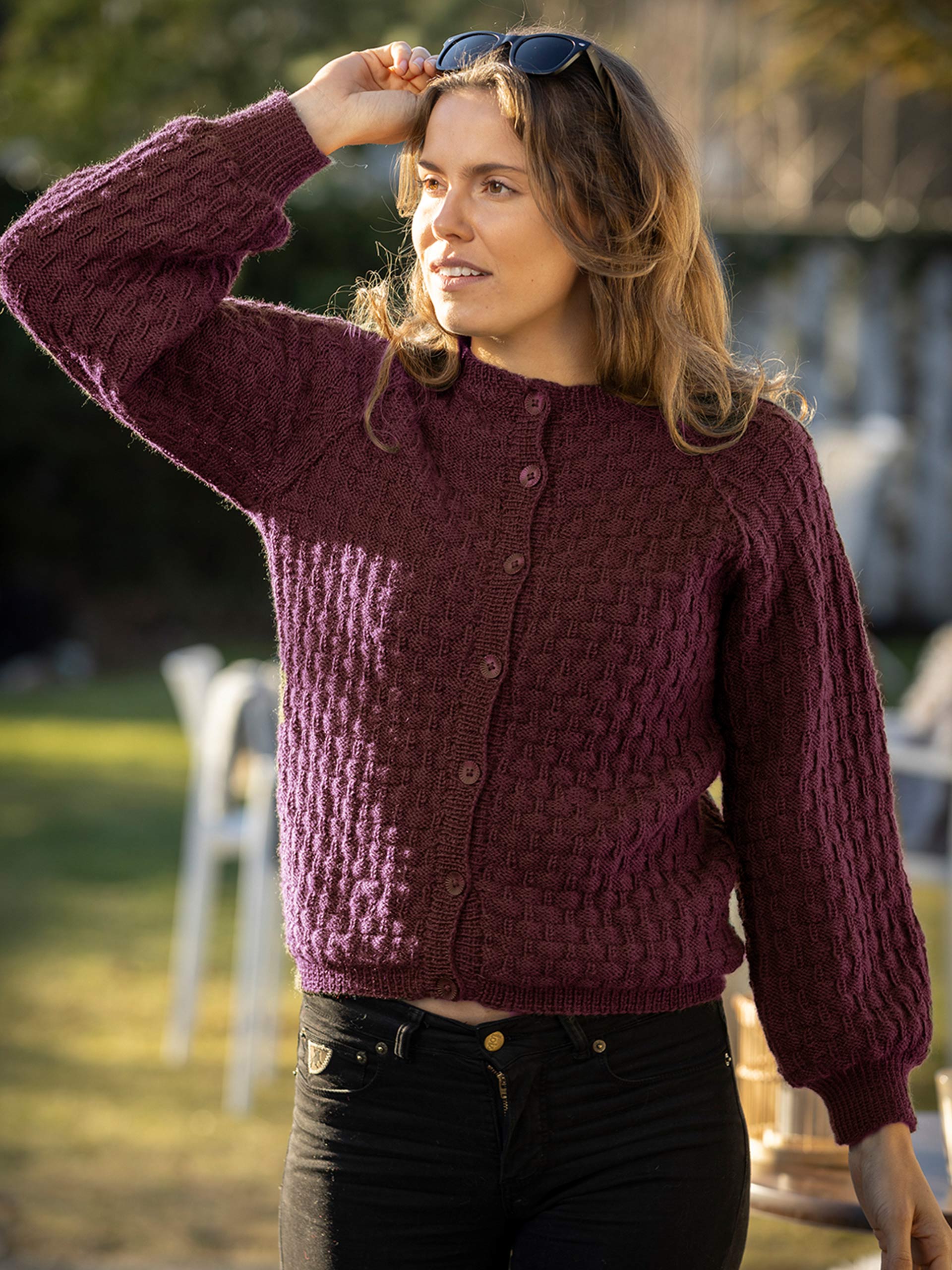 2311-05 Tegula jakke mørk burgunder