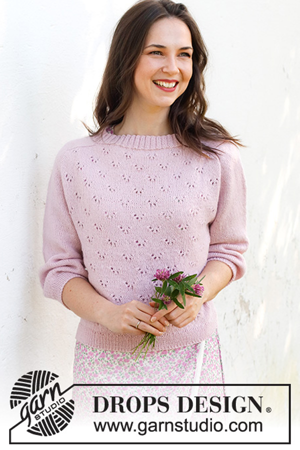 232-25 Pink Peony Sweater