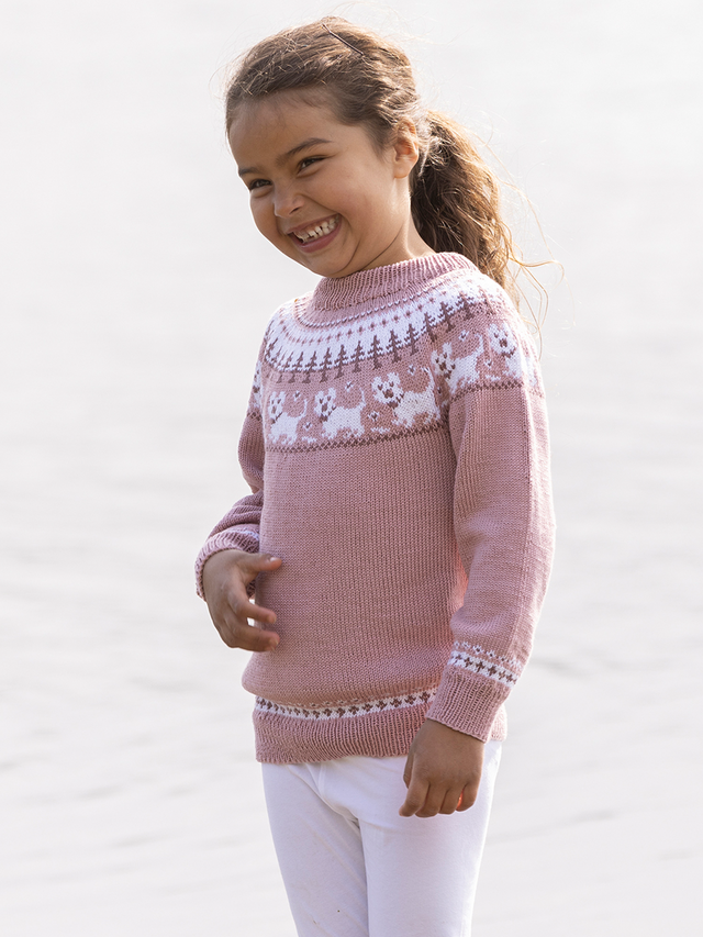 2323-6b Hunde genser