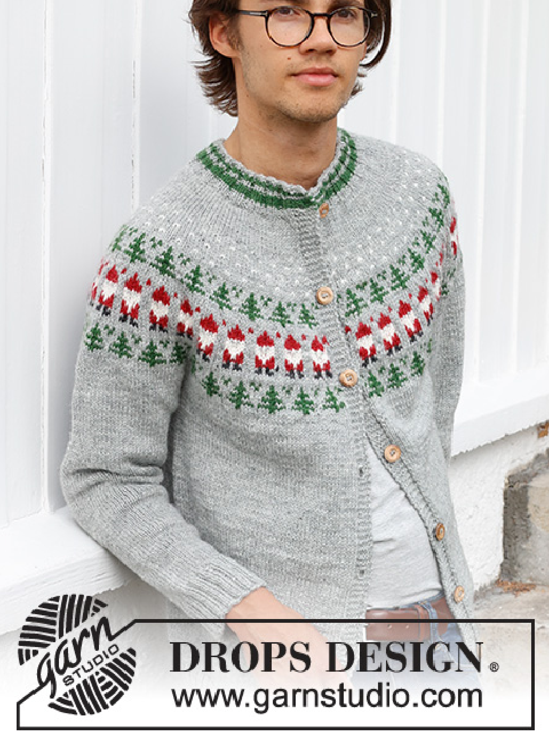 233-13 Christmas Time Cardigan