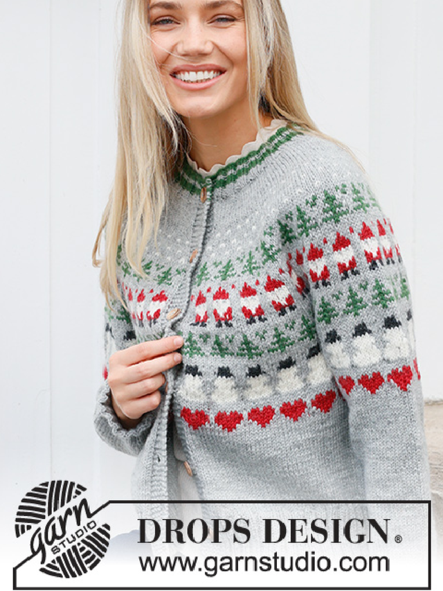 235-40 Christmas Time Cardigan