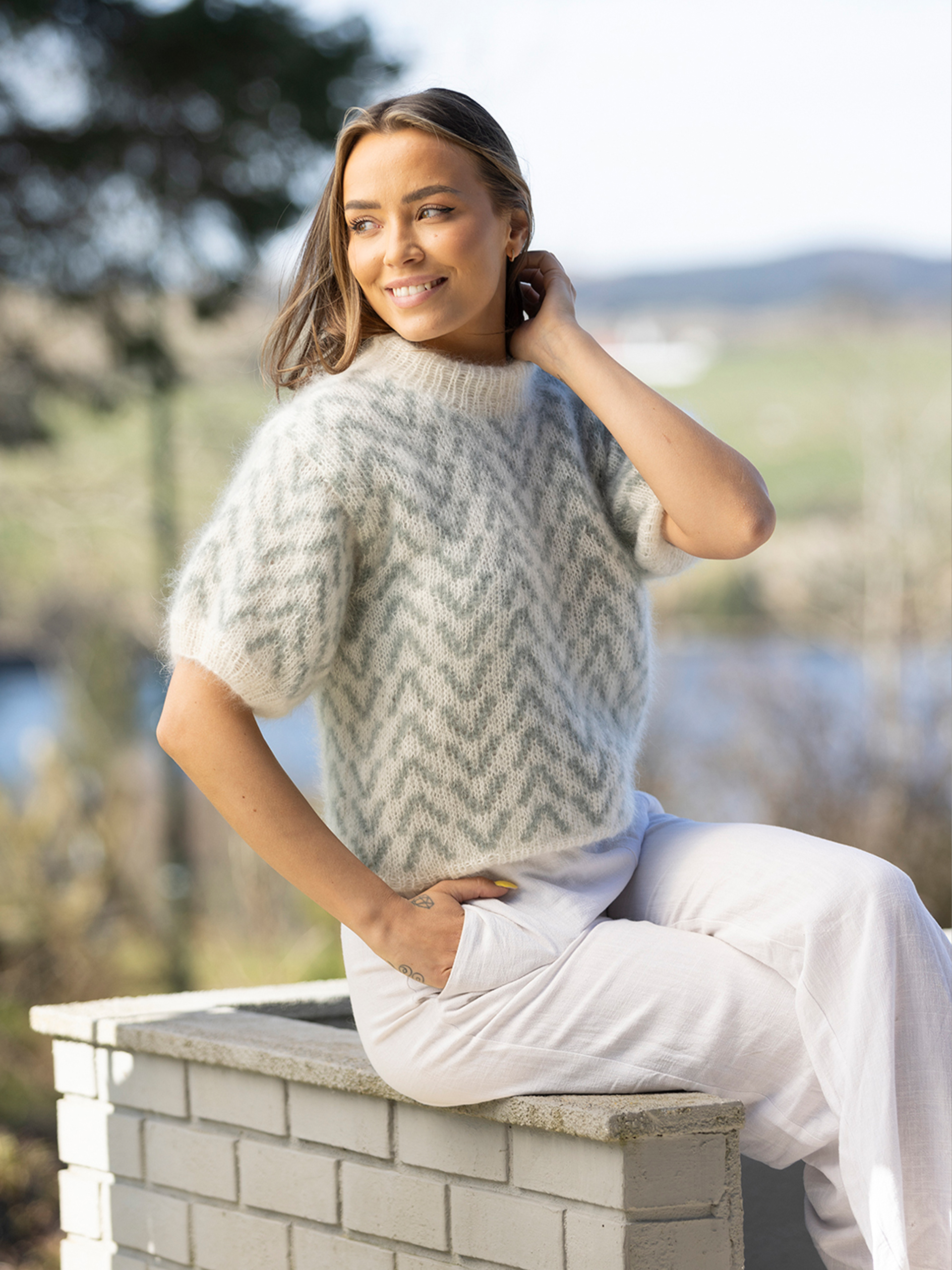 2419-3b Agnete topp by Mie Cappelen