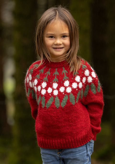 2431-7a Misteltoe genser