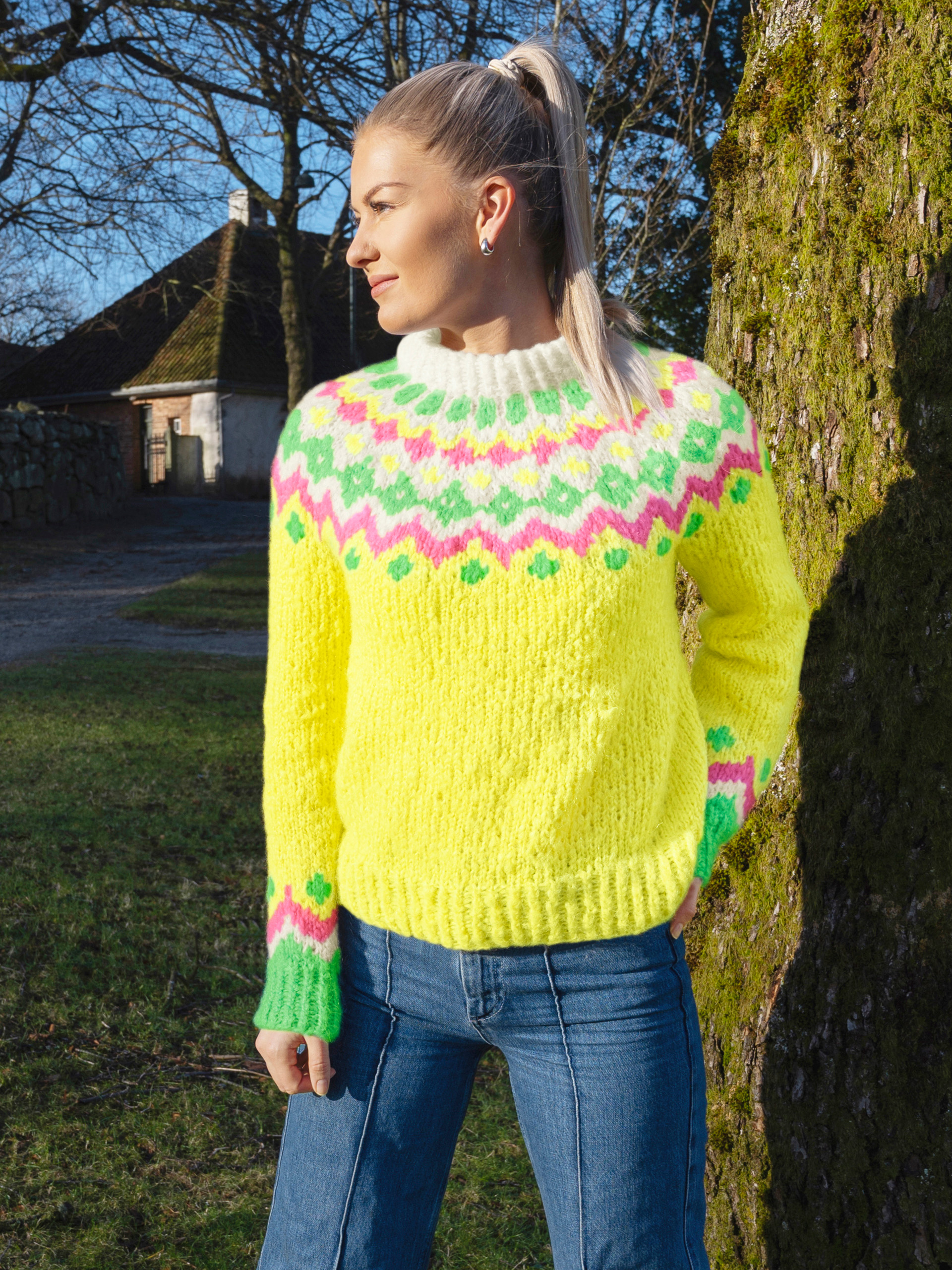 290-14H Fasett afterski genser