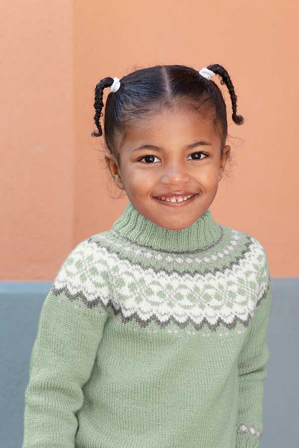 391-19 Kristine sweater dus jadegrøn