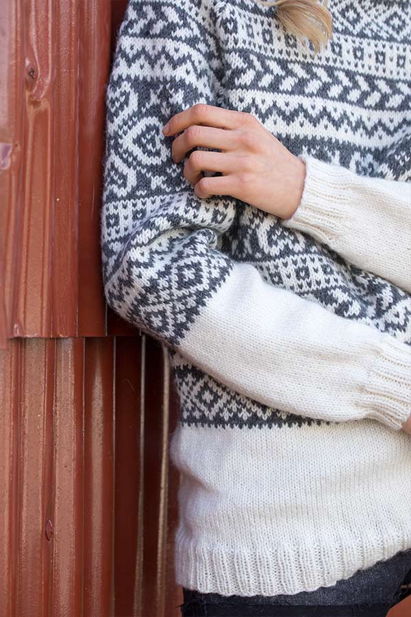 394-01 Solveig sweater natur