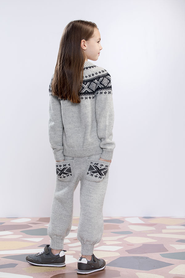 405-05 Cortina kids bukse grå