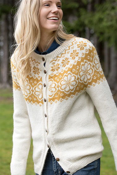 406-03 Q-symre kofte gul