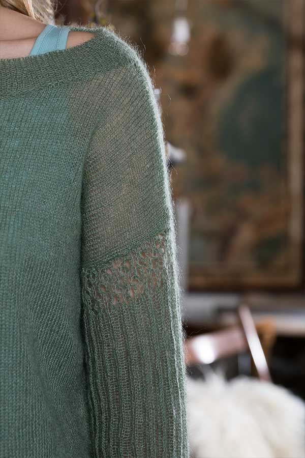408-12 Heath sweater jadegrøn