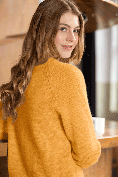 91-01 Elben sweater lys grå