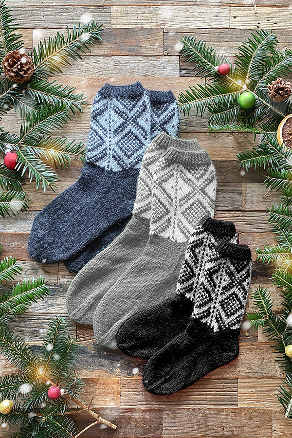 409-07b Cortina sokker grå