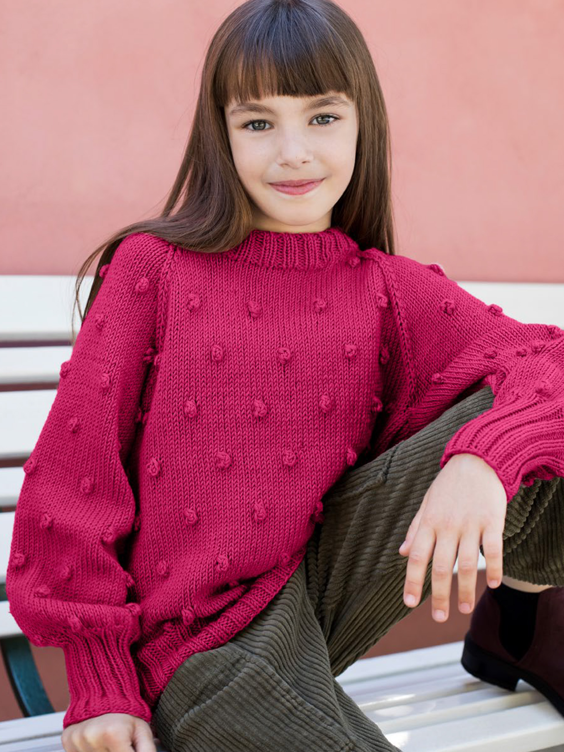 417-06b Emma genser pink