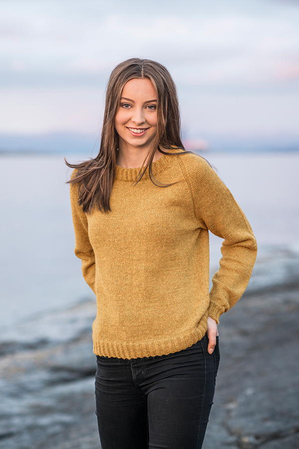 435-03 Kenna sweater maisgul