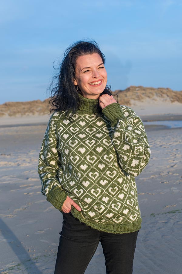 438-01 Sammen sweater oliven