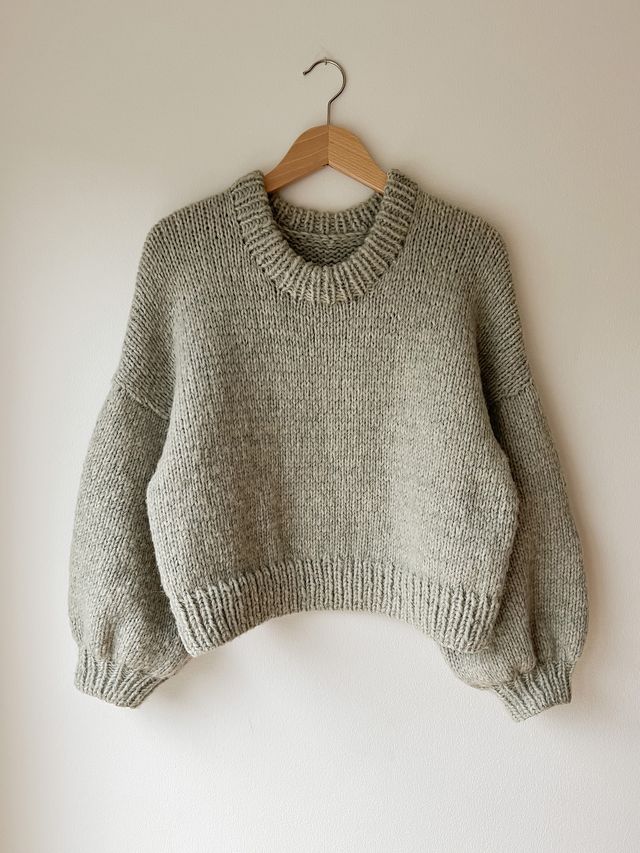 HUG ME SWEATER voksen pistachio