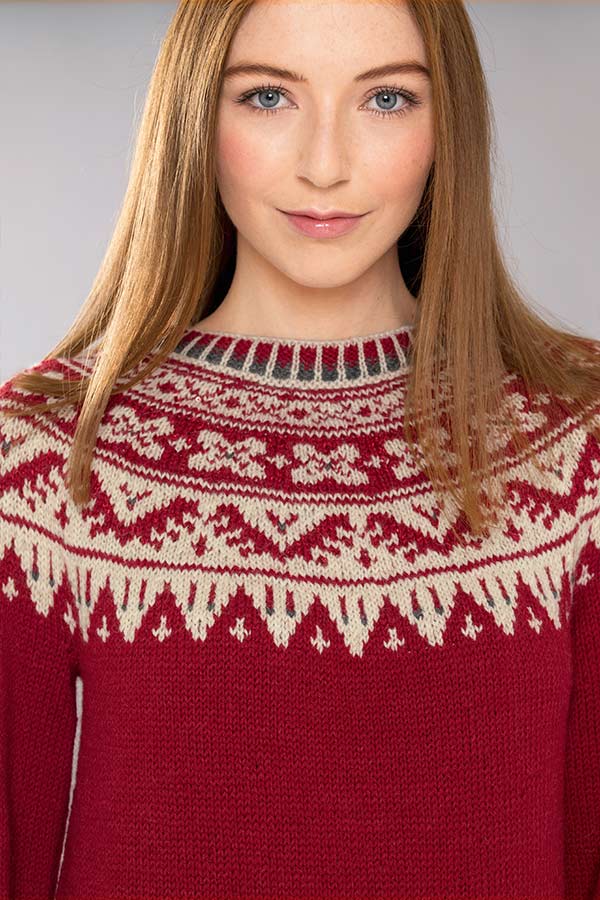 54-02 Julehjerte sweater