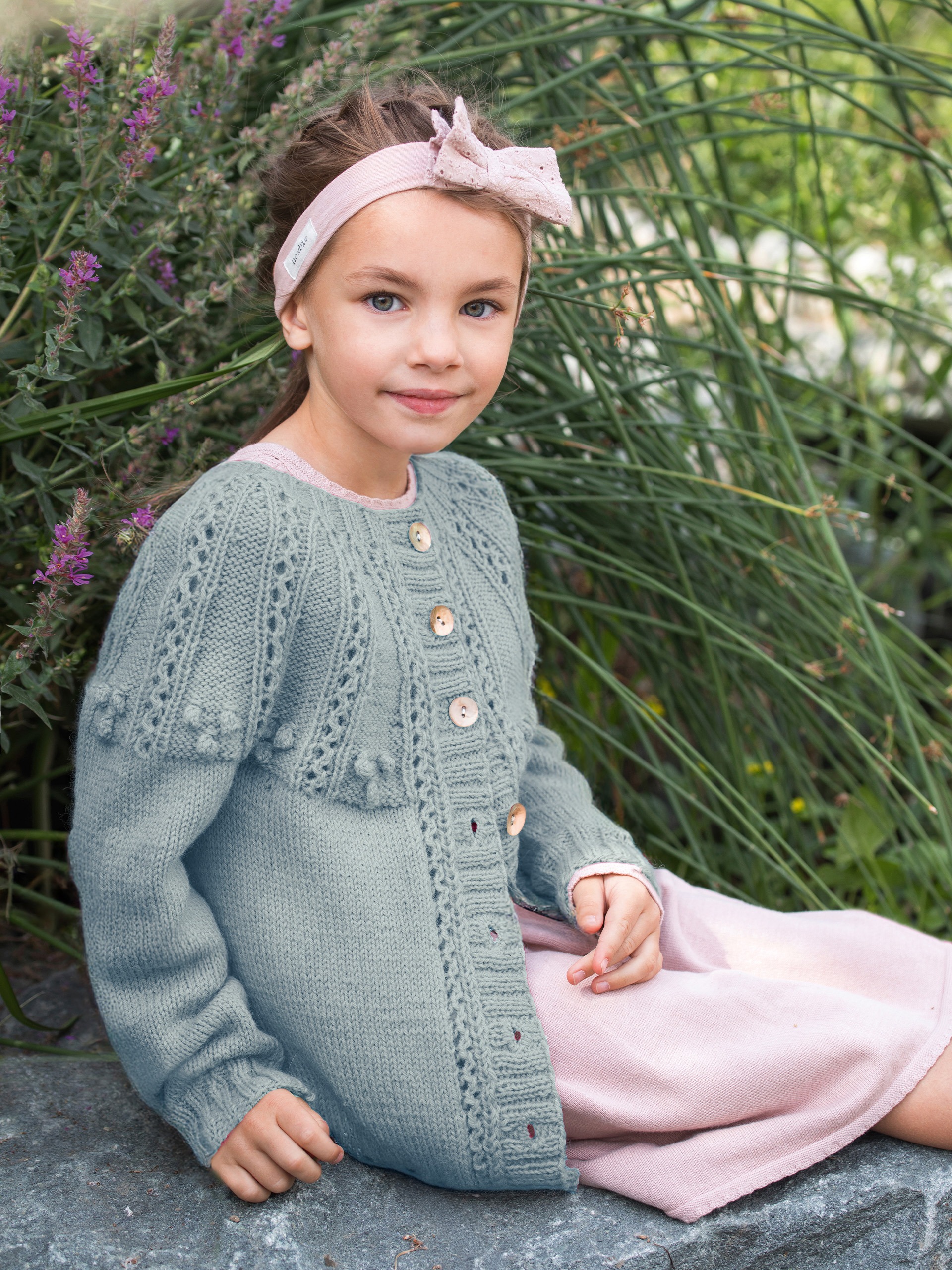 ALMA jakke lys gråblå