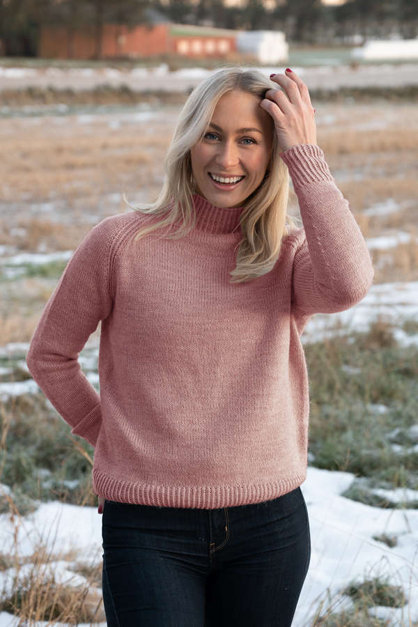 LARA trøje gammelrosa