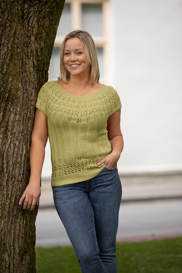 2016-9 Molly topp lys grønn