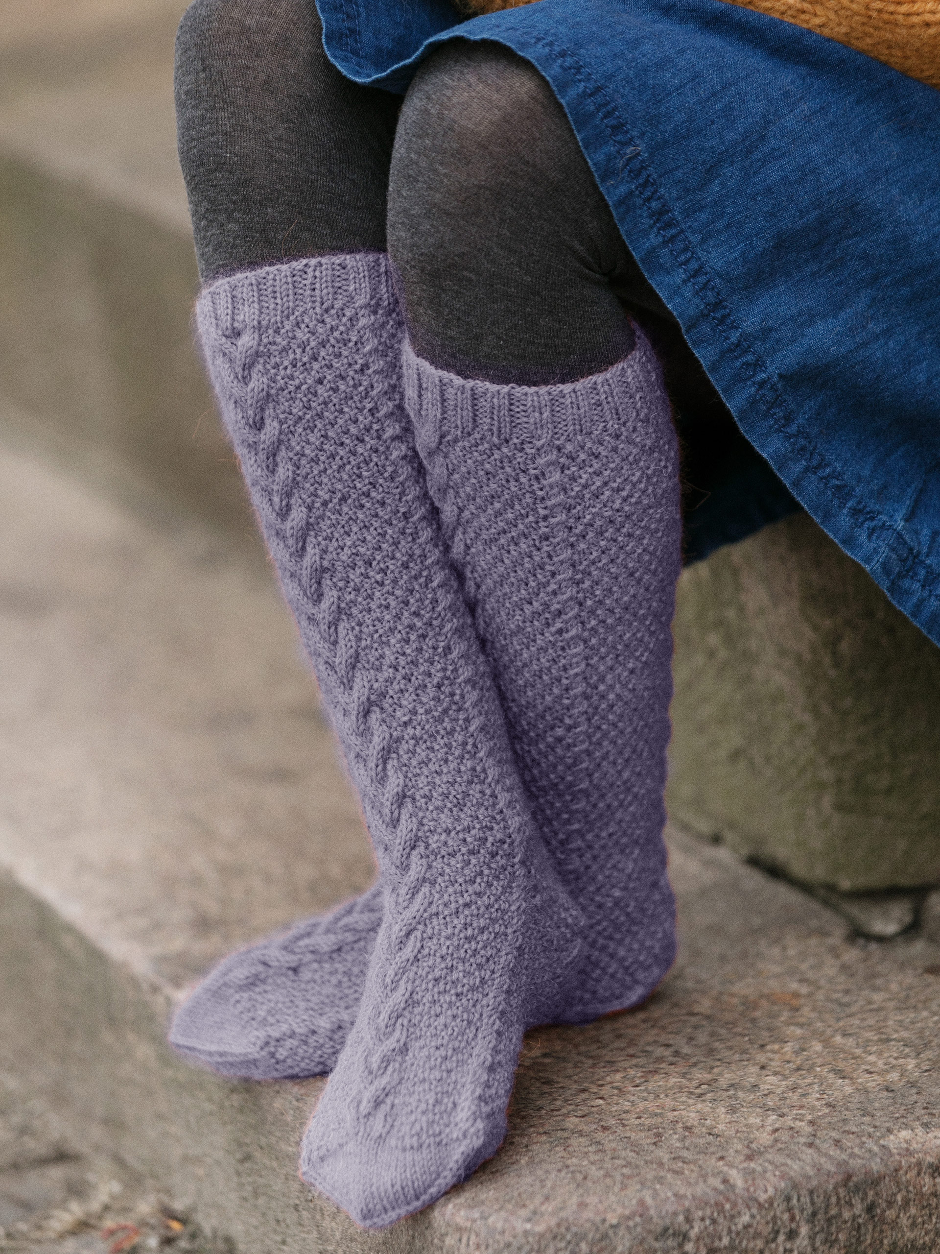 69-17 Nome strømper lilac