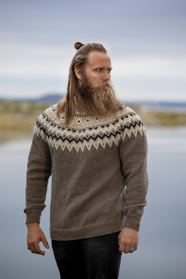 2127-6a Kraft genser Grå