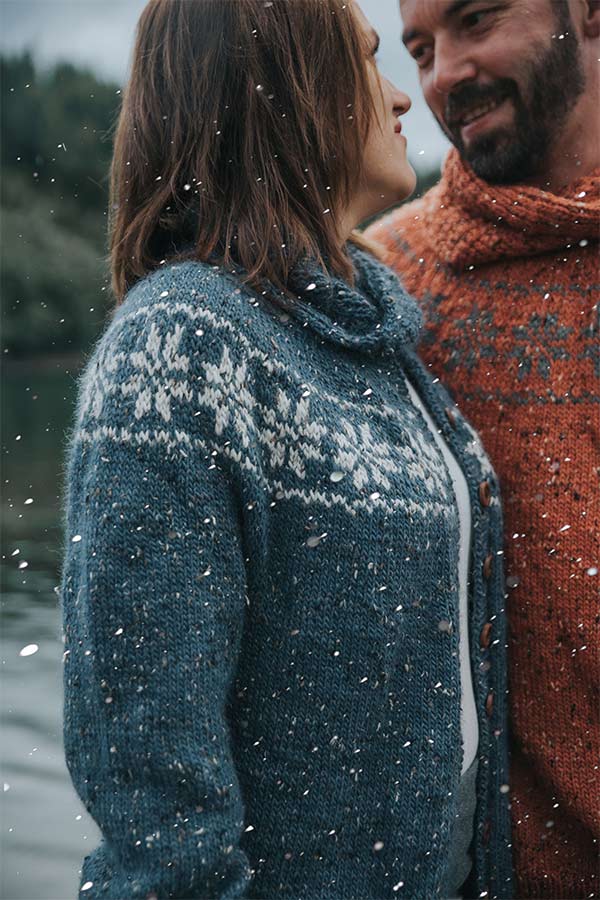 73-13 Stjernejakke voksen blå