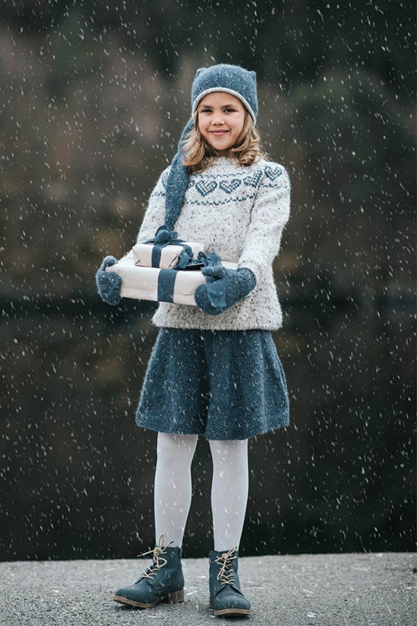 73-28 Nederdel børn blå