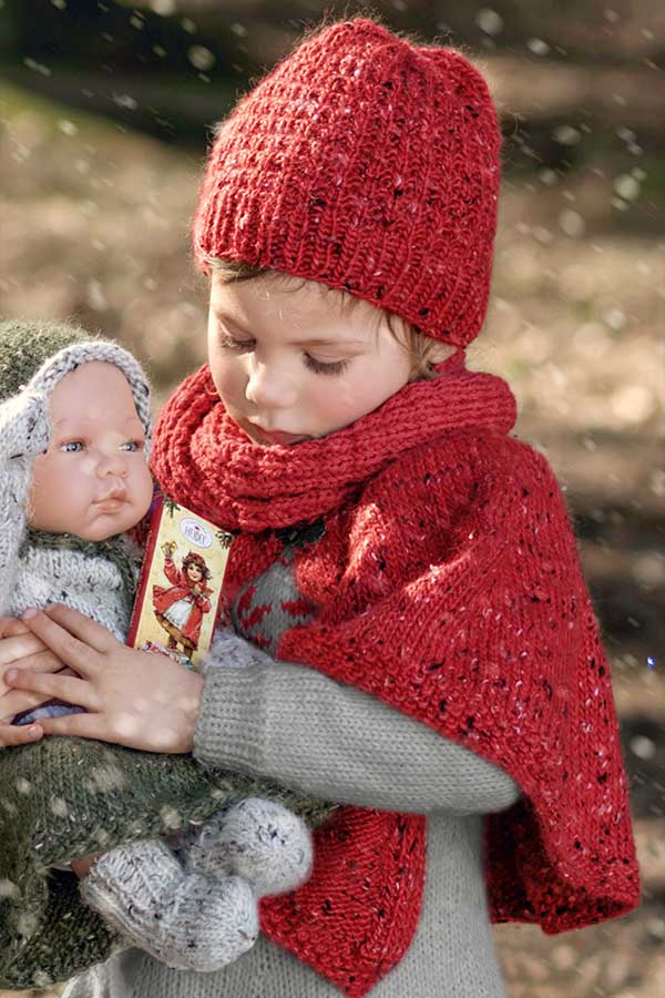 73-58 Cape børn rød