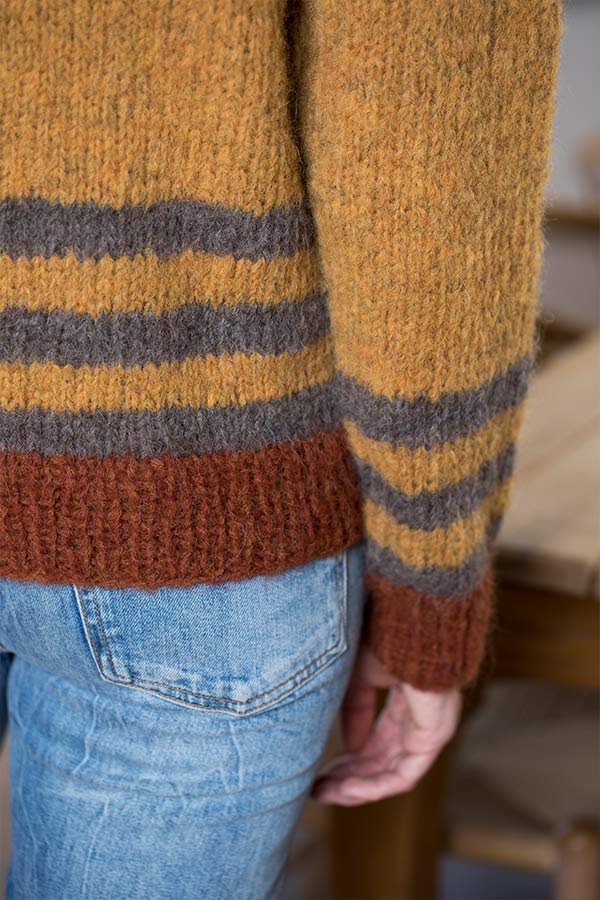 90-10 Gine chunky sweater gul