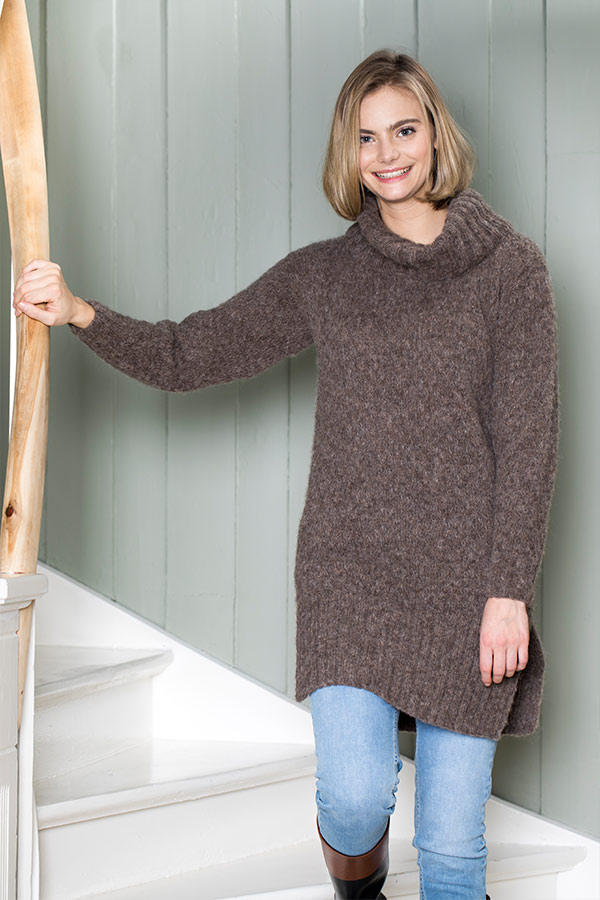 90-11 Eira sweater gråbrun