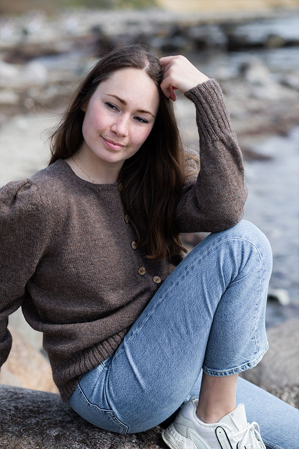 95-06 Gyda jakke brun