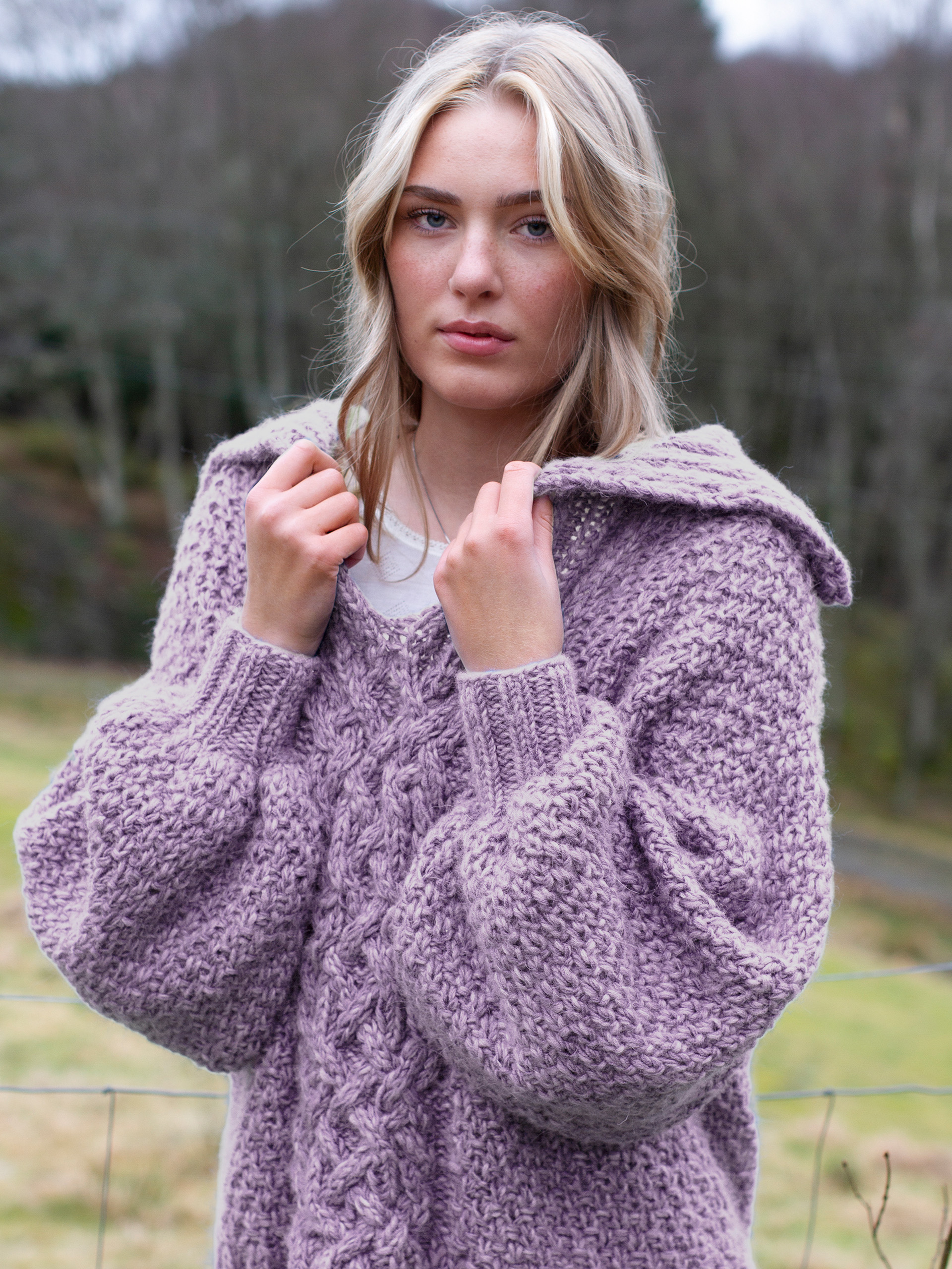 ØYA bluse lys lilla