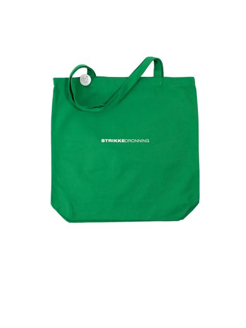 Strikkenett mørk grønn