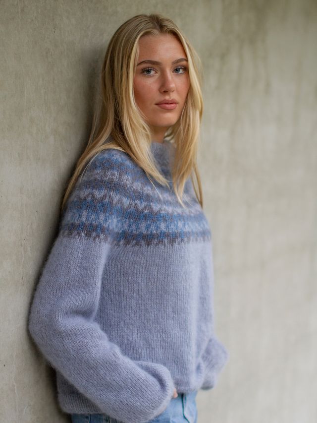 ALLEGRO sweater tåkeblå