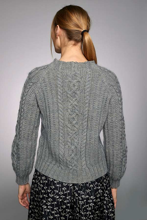 Sweater med aran