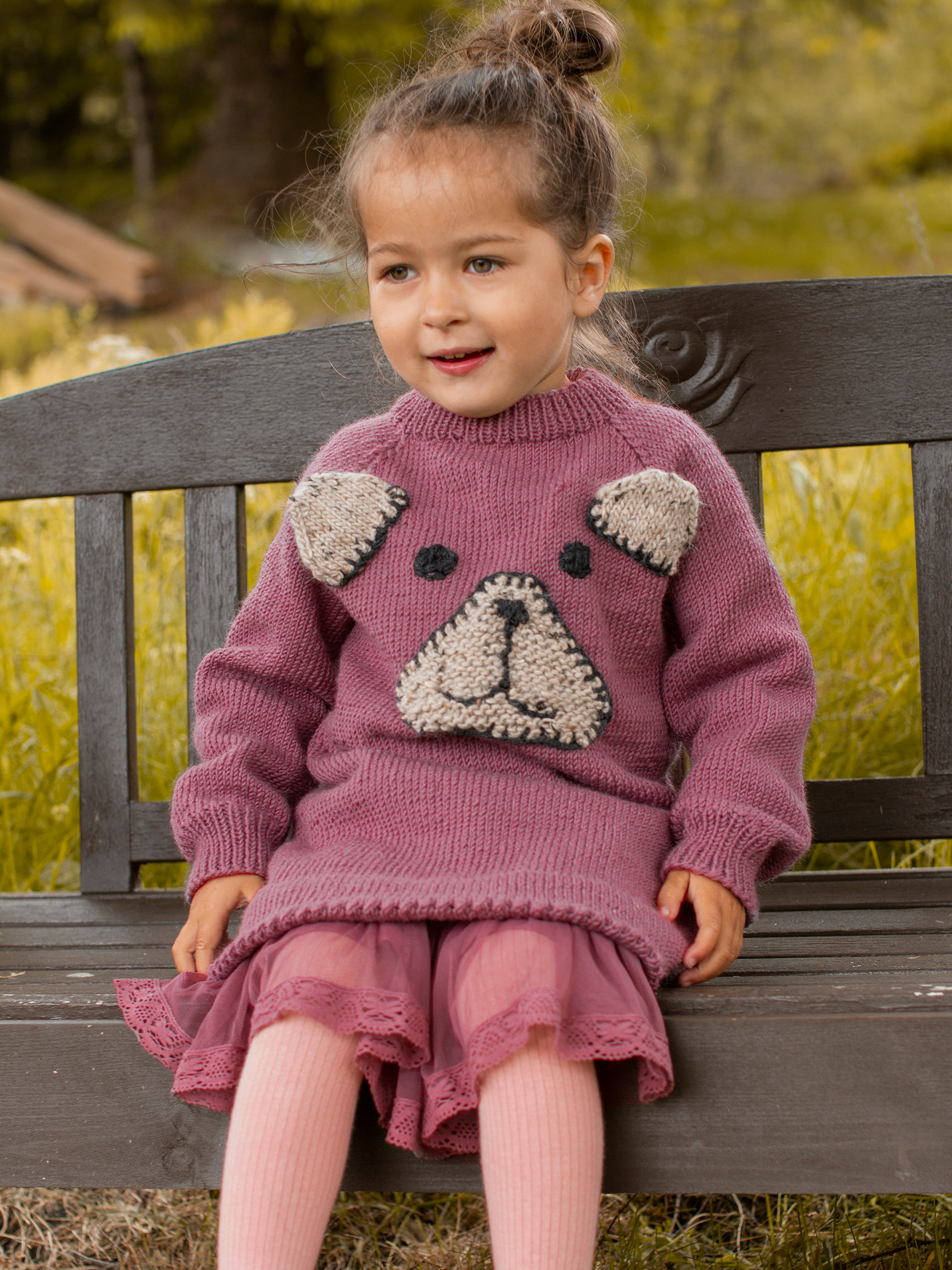 BJØRNHILD tunika brunrosa